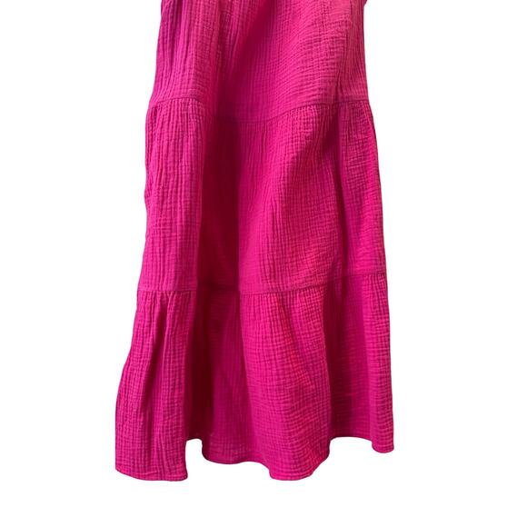 J Crew Womens Pink Mini Gauze Dress Sleeveless Style BP628 New with Tags - Picture 7 of 7